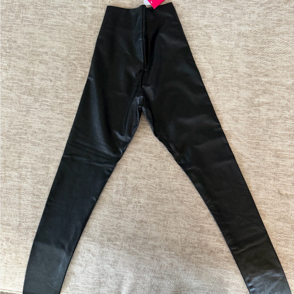 Commando Shiny Black Kids Leggings NWT